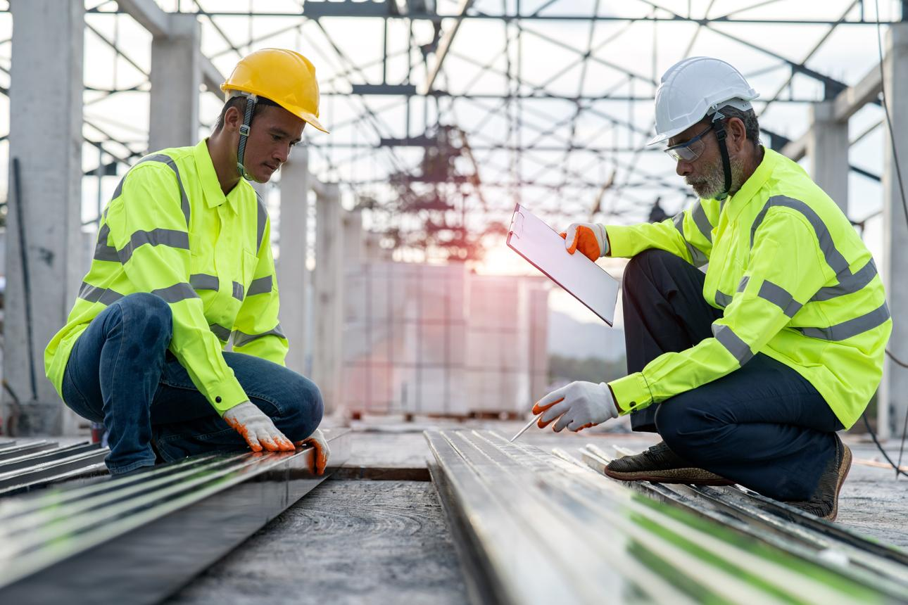 Structural steel fabrication quality inspection